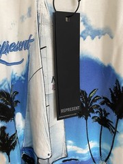 Represent Yacht Club Rare T-shirt Flat White Mens Size L Graphic Tee Genuine NEW