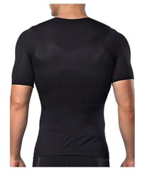 Men Slimming Tummy Control Tank Top Body Shaper Belly Chest Compression Shirt