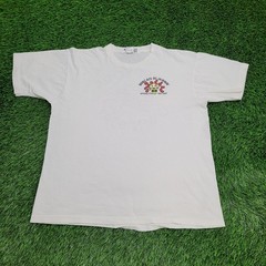 Vintage 1992 Colorful Bobcats Jammin Shirt L/XL 23×26 White