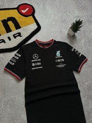 MERCEDES-AMG PETRONAS RACING T-SHIRT FORMULA ONE TEAM SHORT SLEEVE BLACK SIZE S