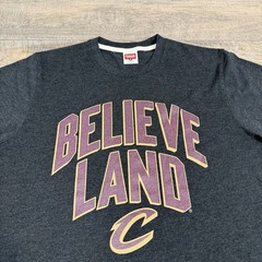 Homage Mens Cleveland Cavaliers T-Shirt Medium Gray BelieveLand Flawless B15