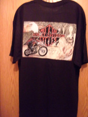 BIKER In Memory Of SCOT Motor Cycles Harley Davidson Chopper black XL t shirt