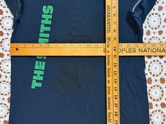 Y2K The Smiths Band T Shirt Size Small Black Faded Graphic Print Indie Rock