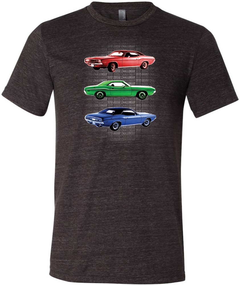 Buy Cool Shirts Dodge T-shirt 1970 Challengers Tri Blend Tee