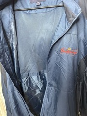 Men’s Port Authority 3XLarge Navy Employee Budweiser Windbreaker Hooded Jacket