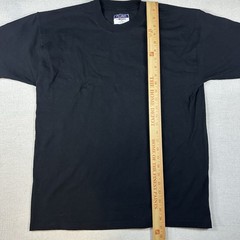 Vintage Pluma Blank Black Y2K T Shirt Plain Simple Basic Tee 2000s 90s Medium