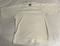 Vintage 1990s Adidas Shirt Size M 1999 Cream Stripes Medium Rare V Neck