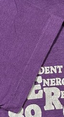 Screen Stars Large Purple Single Stitch Graphic Print Student Energy Research