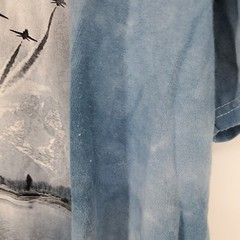 The Mountain T-shirt American Flag Eagle Blue Tye Dye Size XL Mens Country Jets