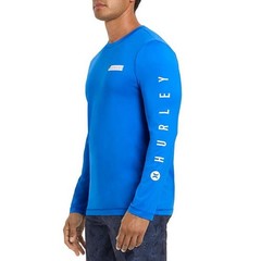 Hurley Men’s Blue Long Sleeve UPF 50 Sun Protection Shirt Size Large