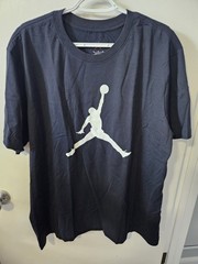 Nike Air Jordan Jumpman Logo Shortsleeve T-Shirt Black Unisex Size XL NWOT