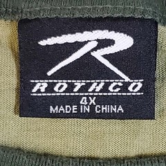 ROTHCO 4X Camouflage Long Sleeve Shirt Stretchable XXXXL
