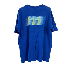 Mossimo Blue Yellow Limited Edition Graphic Short Sleeve Tee T-Shirt Large