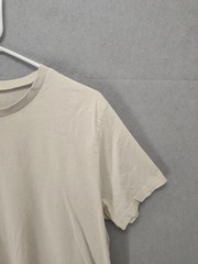 ASOS Shirt Mens Medium Beige Crewneck Short Sleeve Casual Basic Tee T-Shirt