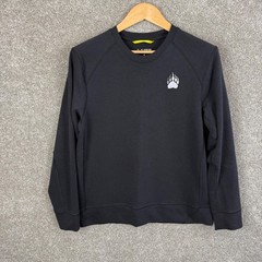 Alaskan Hardgear Duluth Trading Co Mens Medium Black Ribbed Crewneck Shirt