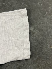 Vintage 90s Nike Big Blue Swoosh T Shirt Gray Made in USA