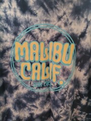 Malibu California Surf Crew Tye Dyed Banger T Shirt Size L BD60