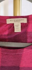 Burberry Brit T-shirt Ombre Nova Check Men’s Red XXL Authentic