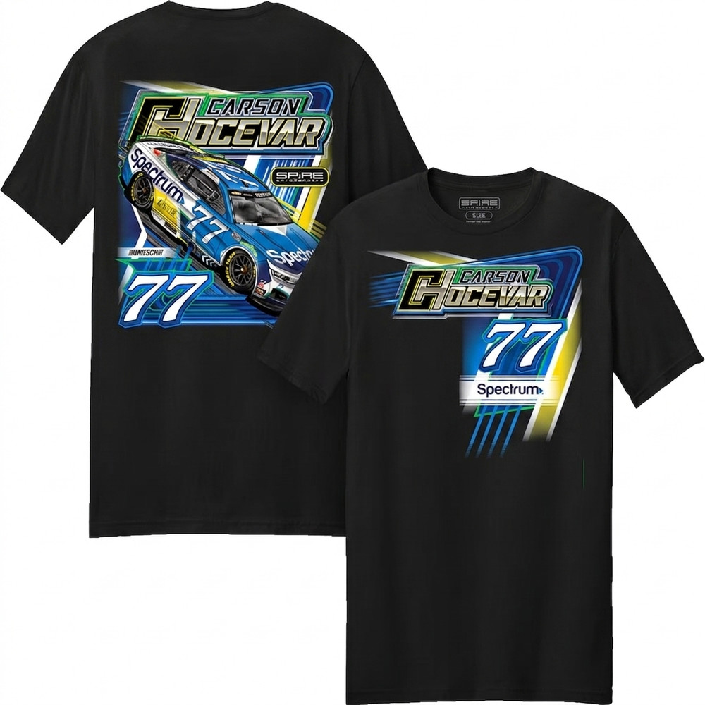 Carson Hocevar #77 Spectrum Shirt Spire Motorsports Racing Tee