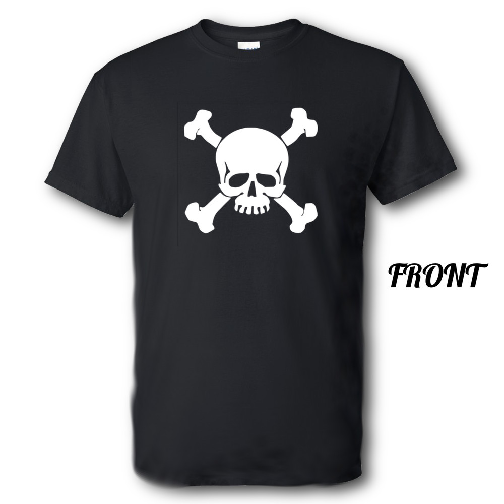 Skull and Cross Bone Shirt New Multiple Sizes and Colors