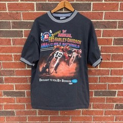 Rare 90s vintage Harley Davidson motocross ama invitationals shirt mens xl