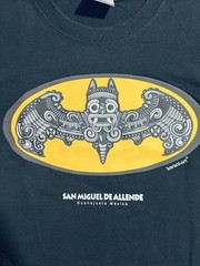 Authentic Batman Mexico San Miguel de Allende Tee Mens Size XL Black Cool Style