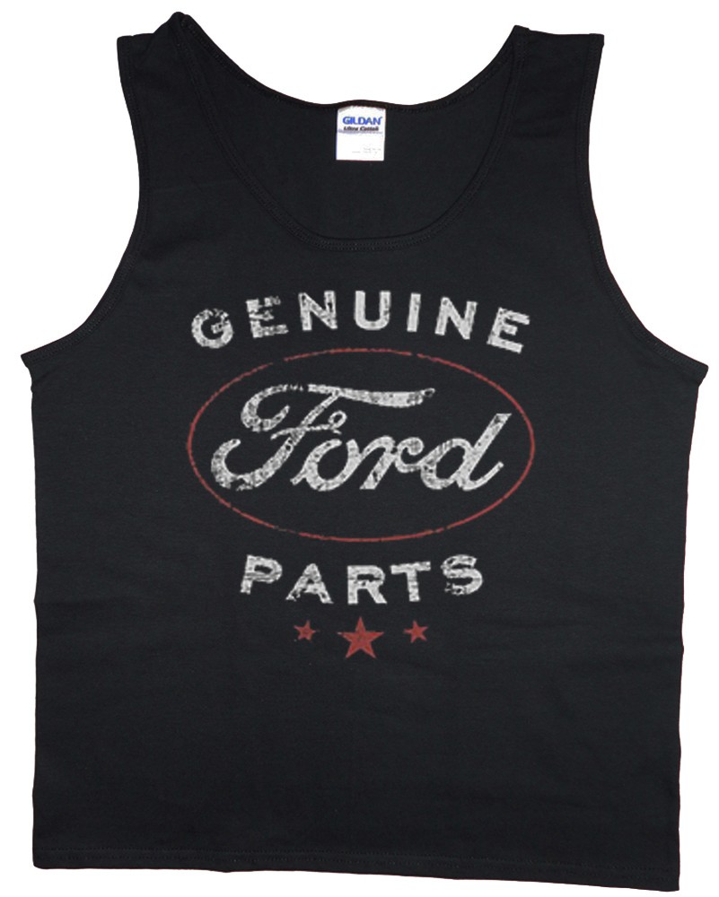 Men’s tank top Genuine Ford Parts racing mustang muscle tee sleeveless shirt