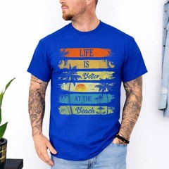 Funny Feelin Salty Beach Summer Vacation Vintage 70’s Retro T-Shirt