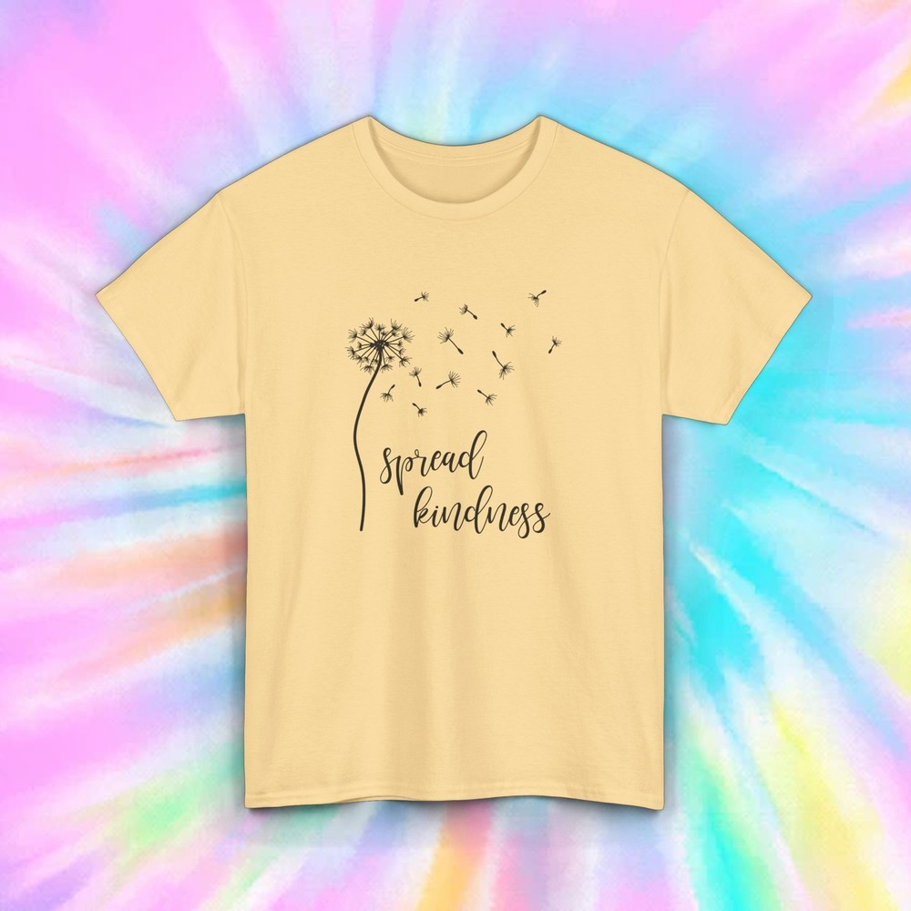 Spread Kindness Shirt | Dandelion Design | Positive Message Tee S-5XL