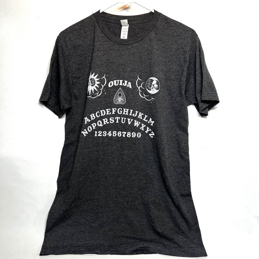OUIJA Board Graphic T Shirt Men’s S￼ize Medium Charcoal Grey