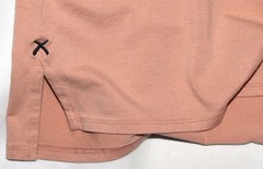 Cuts Split-Hem Men’s Short Sleeve Stretch Crew Neck Tee T Shirt Size Large