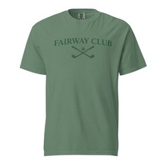 Golf Shirt Fairway Club Comfort Colors 1717 Premium Tee Golfer Gift