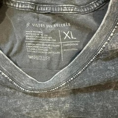 Weston Jon Boucher Dark Gray Acid Wash T Shirt XL 100% Cotton Grunge Skater