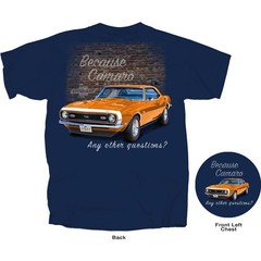 Joe Blow T’s Chevy Because Camaro Any Other Questions? Men’s T-Shirt 1968 SS 396