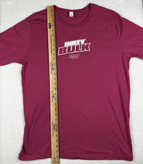 Men’s Dirty Bulk Man Sport T-Shirt Pink Size XL