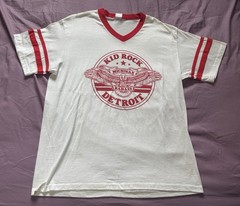 Kid Rock Shirt Mens XL White Red Detroit Michigan Badass Rock Band Tour Concert