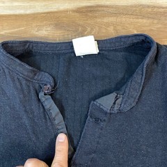 Vintage L.L. Bean Henley Shirt Base layer Mens XL Wool Blend USA River Driver
