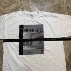 Vintage United Blood Services Marketing Promo Tee Heroes Cape Donor XL 23×29.5