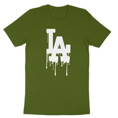 LA Drip, California, Los Angeles Red, Blue, Graphic Design Hip Hop Men’s T-Shirt