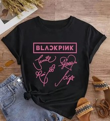 Blackpink 2025 Deadline World Tour Signatures Shirt All Size