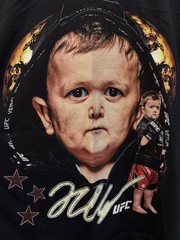 UFC Hasbulla Magomedov Double-Sided Graphic Black T-Shirt Men’s Size M