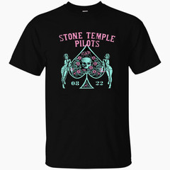 Stone Temple Pilots Men’s Black T-Shirt All Size S M L XL 2XL 3XL 4XL