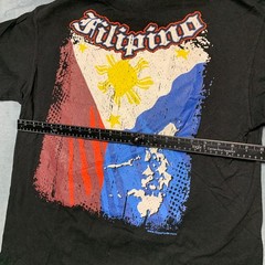 Shaka Active Filipino Graphic Logo T Shirt Men XL Black Every Day Wear Crew Neck