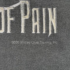 Vintage Motley Crue Theatre of Pain Tour T Shirt Mens L 2005 Black