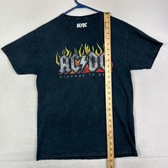 AC DC T Shirt Mens Small Highway To Hell Black Short Sleeve Band