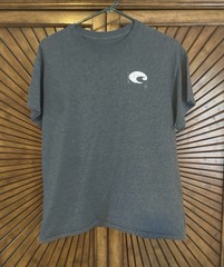 Costa Del Mar Graphic Print Logo T-Shirt Men’s Size M Gray Crew Neck 100% cotton