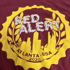 Red Alert English Punk Band Mens Sz Small Shirt Atlanta 2020 Blitz GBH Sham69