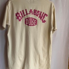Billabong Men’s White and Cream T-shirt