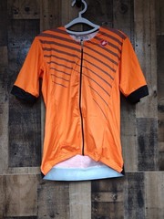 Castelli Rosso Corsa Cycling Jersey 2XL Orange Special Edition Made in Romania