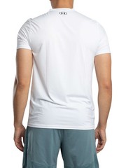 Under Armour Men’s HeatGear Fitted Logo T-Shirt, White